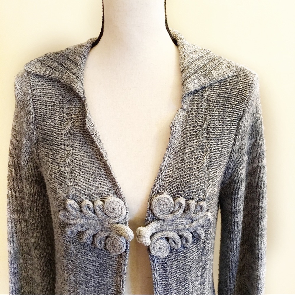 Coldwater Creek Womens Knit Shimmer Cardigan S 6/8 - Picture 3 of 7